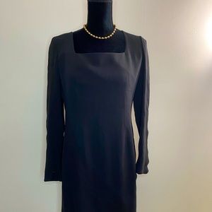 Ladies Black Giorgio Armani long sleeve dress. Sz: 42 (US 10 I believe)